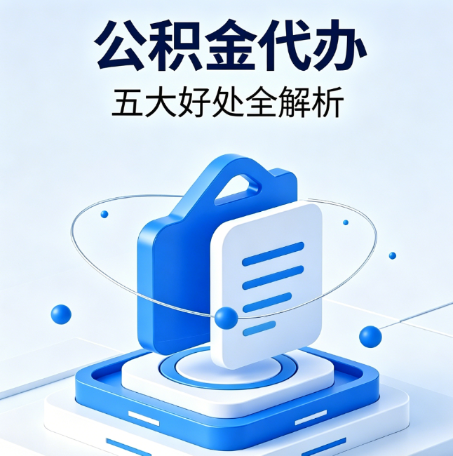 广州公积金代办到底值不值？这5大好处让你少走弯路